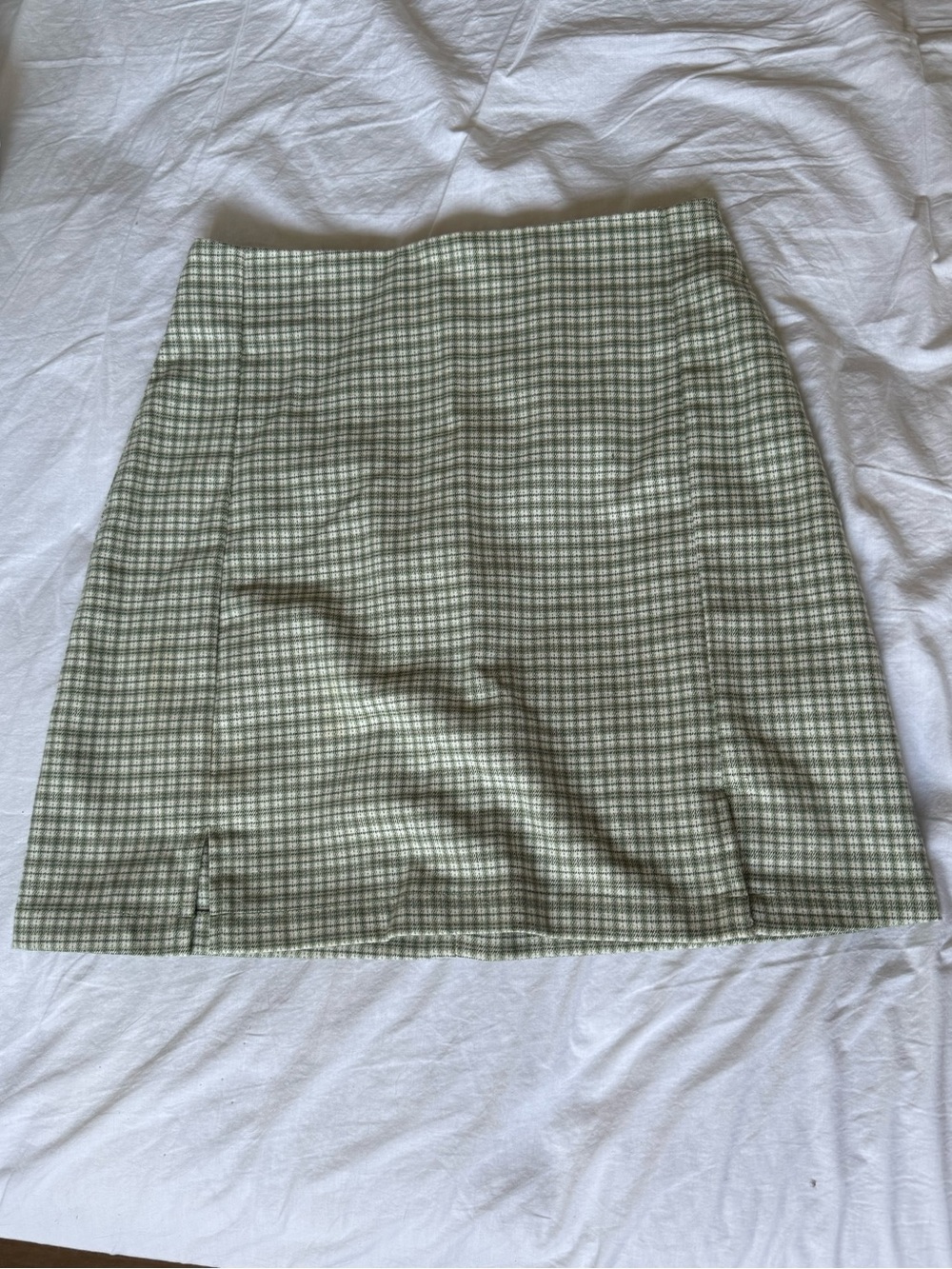 Mini Checkered print skirt
